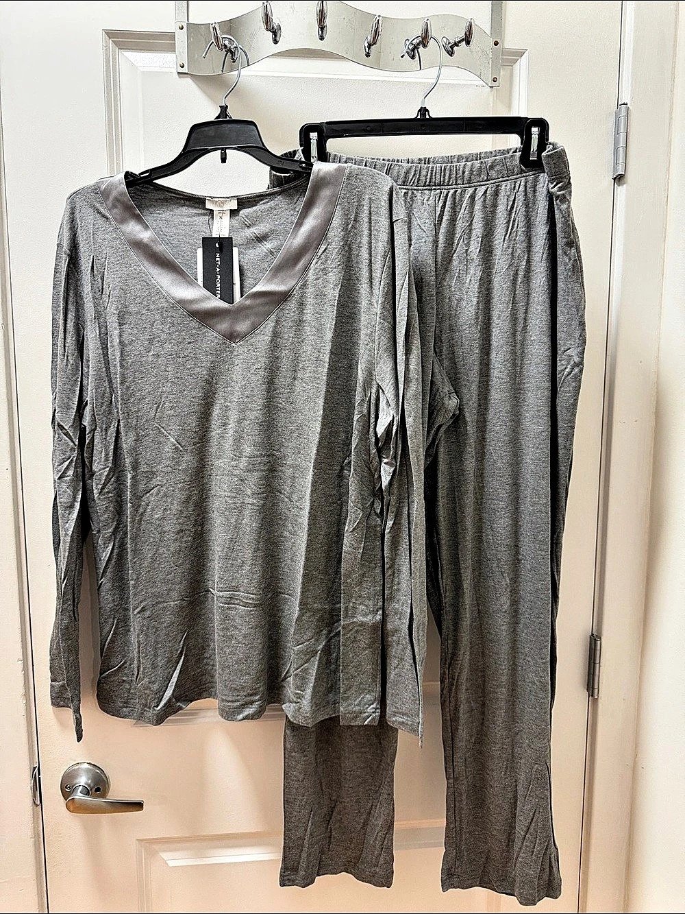 Hanro Gray Lounge Set Size XL NWT